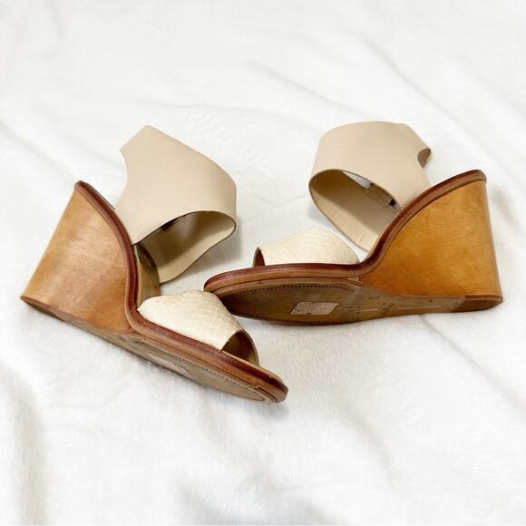 Dolce Vita tan wedge sandals leather size 7 - Picture 7 of 10